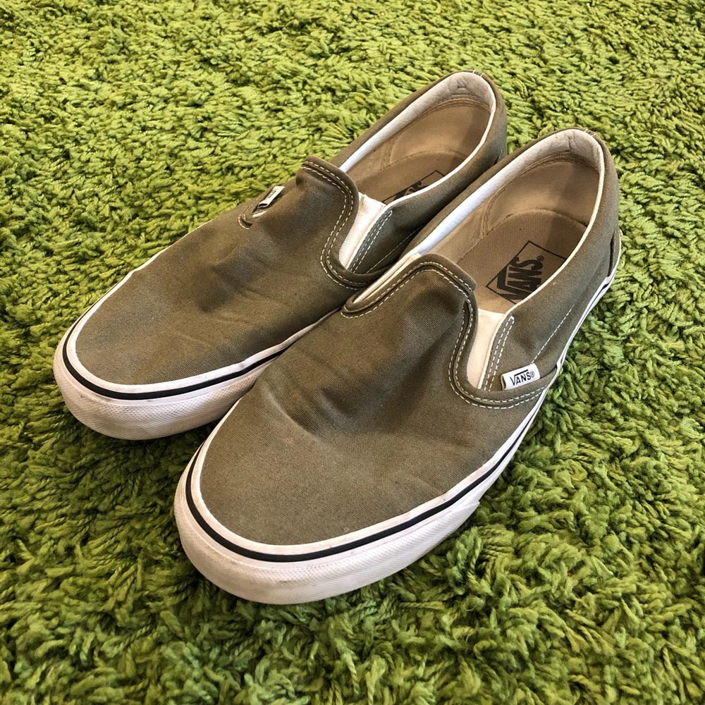 Vans Olive Slip-On